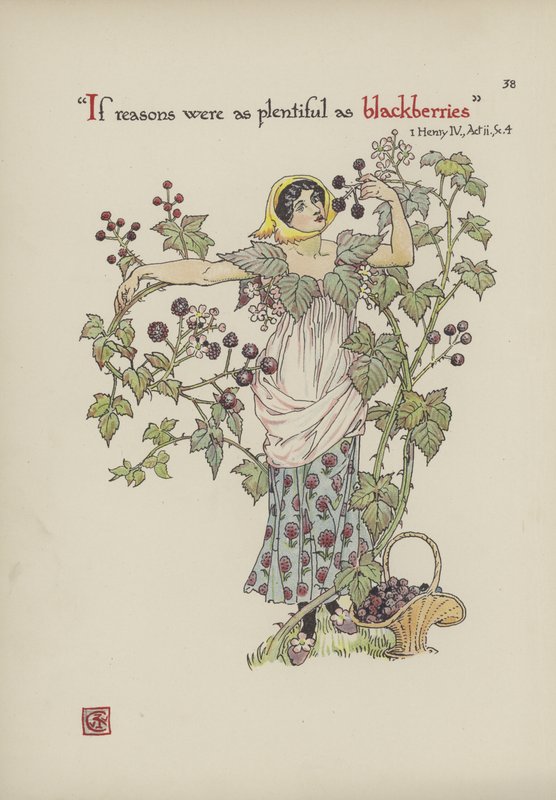 Blomster fra Shakespeares have af Walter Crane