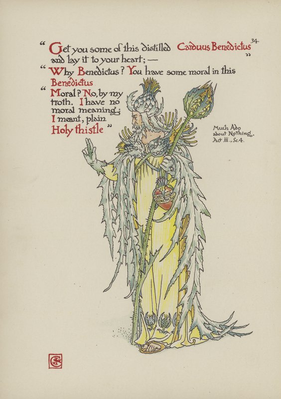 Blomster fra Shakespeares have af Walter Crane