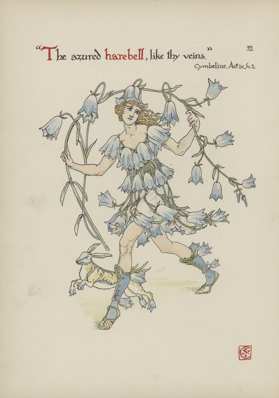 Blomster fra Shakespeares have af Walter Crane