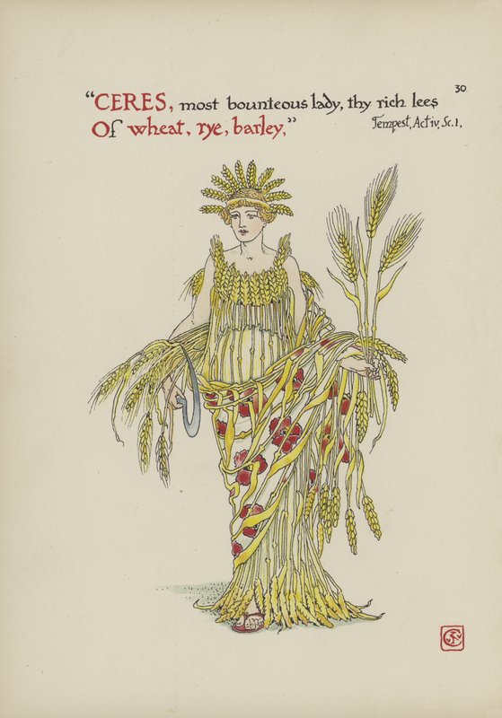 Blomster fra Shakespeares have af Walter Crane