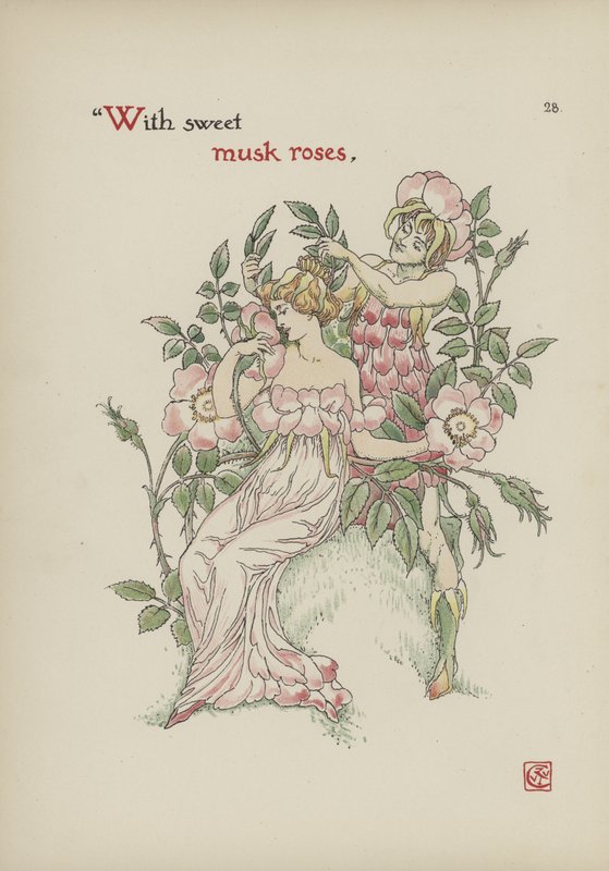 Blomster fra Shakespeares have af Walter Crane