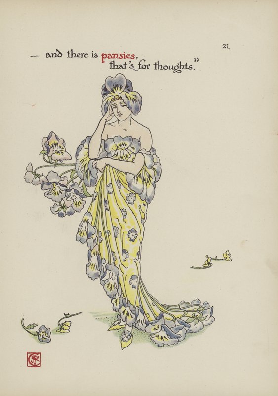 Blomster fra Shakespeares have af Walter Crane