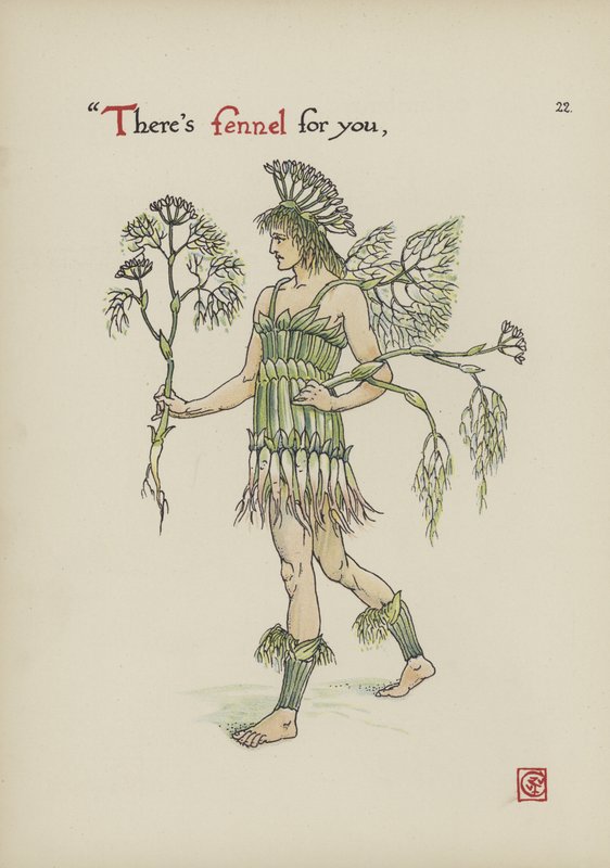 Blomster fra Shakespeares have af Walter Crane