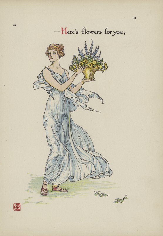 Blomster fra Shakespeares have af Walter Crane