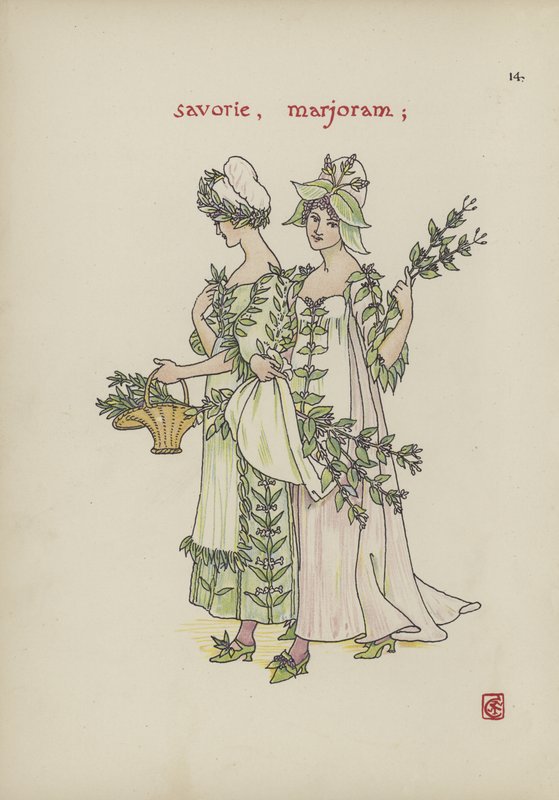 Blomster fra Shakespeares have af Walter Crane