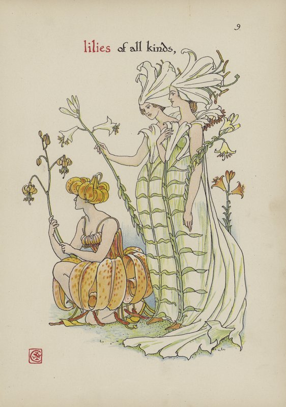 Blomster fra Shakespeares have af Walter Crane