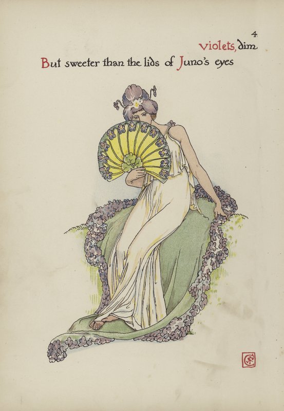 Blomster fra Shakespeares have af Walter Crane
