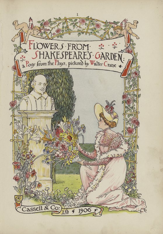 Blomster fra Shakespeares have af Walter Crane