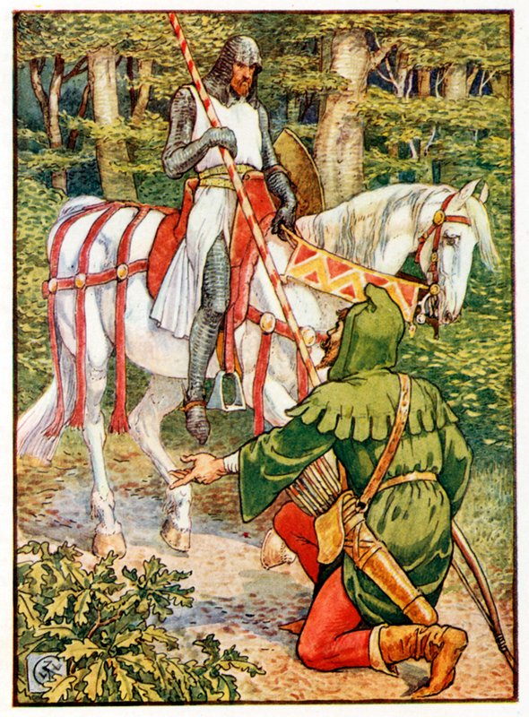 Lyttel John og ridderen af Walter Crane