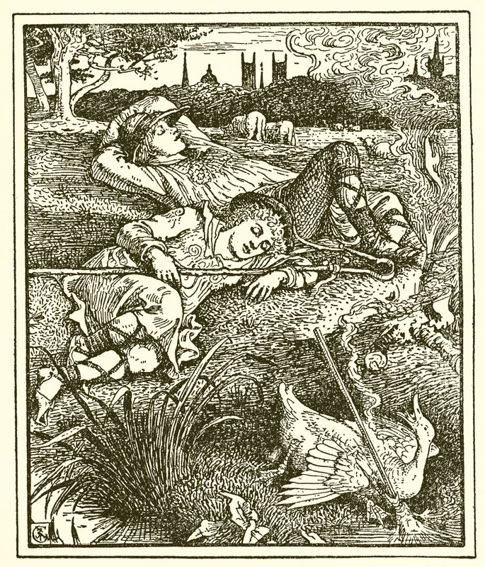 Den bemærkelsesværdige raket af Walter Crane