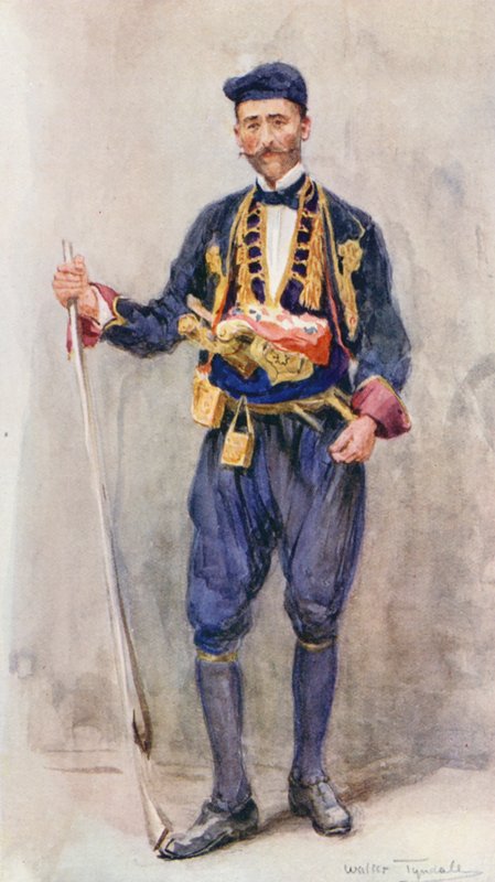 Et medlem af "Marinarezza" (farvelitografi) af Walter Frederick Roofe Tyndale