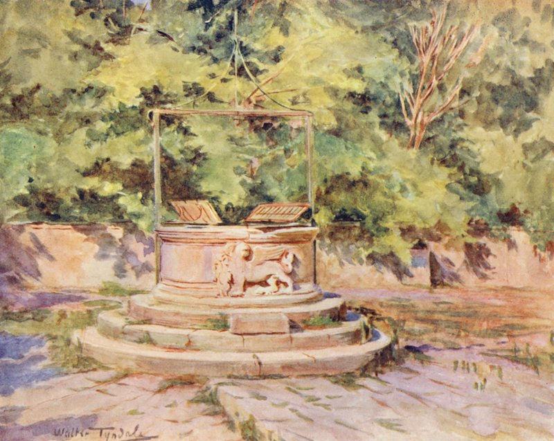 Et brøndhoved ved Zara (farvelitografi) af Walter Frederick Roofe Tyndale