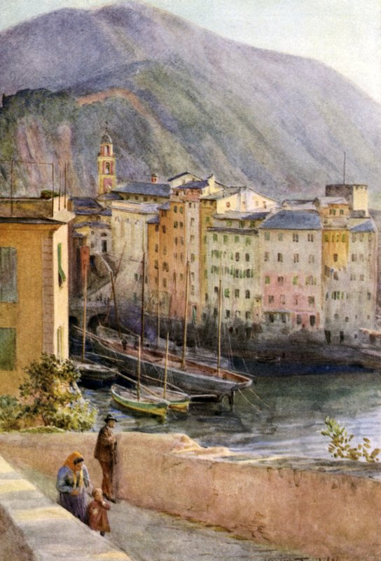 Havn, Camogli af Walter Frederick Roofe Tyndale