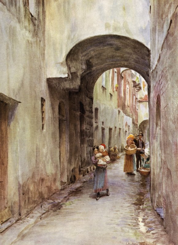 Lane, Noli, Italien af Walter Frederick Roofe Tyndale