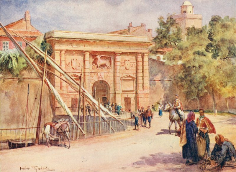 Terraferma-holder, Zara (farvelitografi) af Walter Frederick Roofe Tyndale