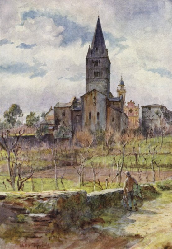 San Salvatore, Italien (farve litho) af Walter Frederick Roofe Tyndale