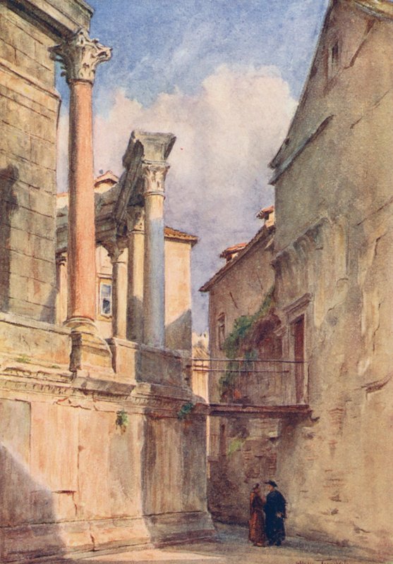 Mausoleet, Spalato (farvelitografi) af Walter Frederick Roofe Tyndale