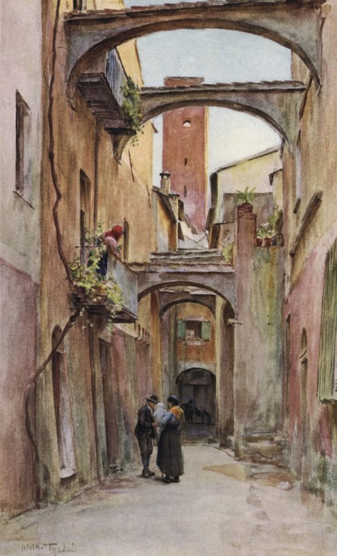 Via Deglio Speddale, Noli, Italien af Walter Frederick Roofe Tyndale