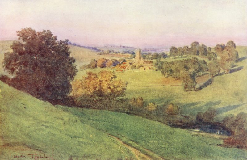 Wessex: Bathford, Somerset (farvelitografi) af Walter Frederick Roofe Tyndale