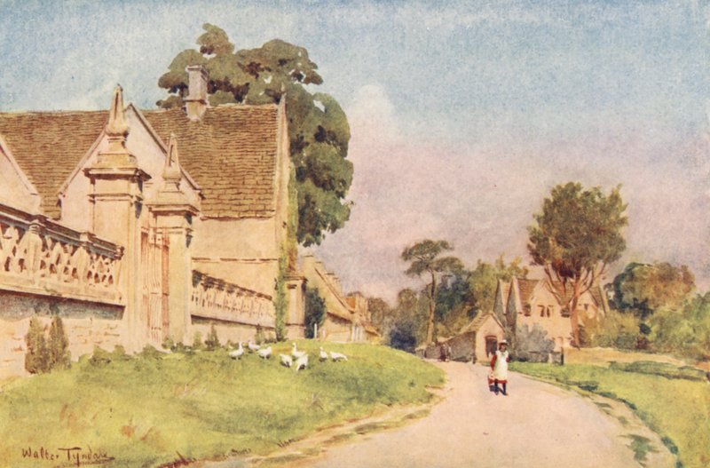 Wessex: Claverton Manor, nær Bath (farvelitografi) af Walter Frederick Roofe Tyndale