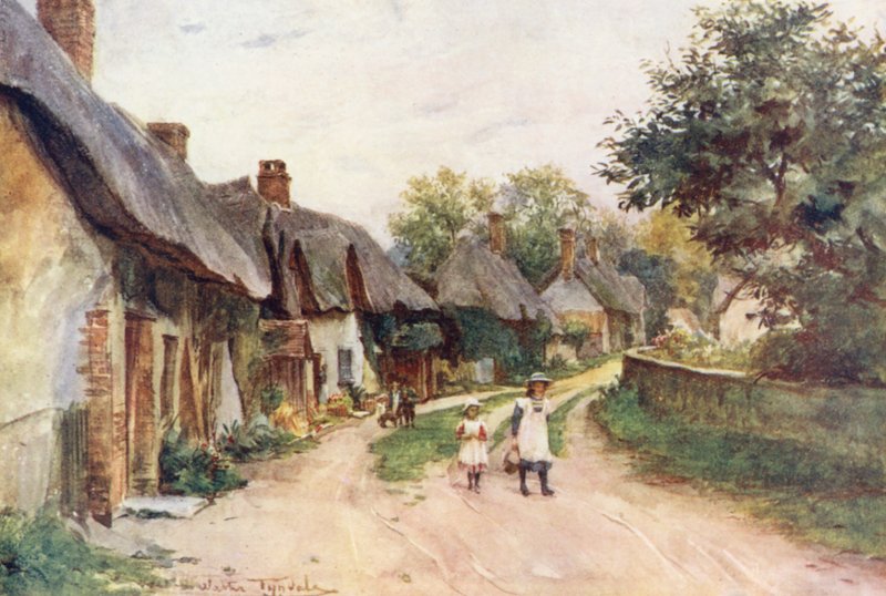 Wessex: Moreton, Dorset (farvelitografi) af Walter Frederick Roofe Tyndale