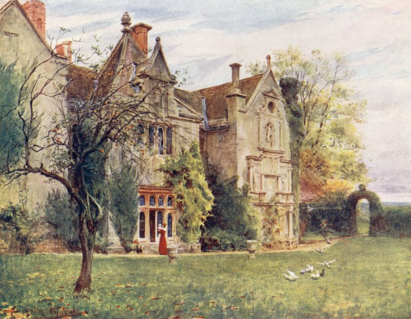 Wessex: Waterstone House, Dorset (farvelitografi) af Walter Frederick Roofe Tyndale