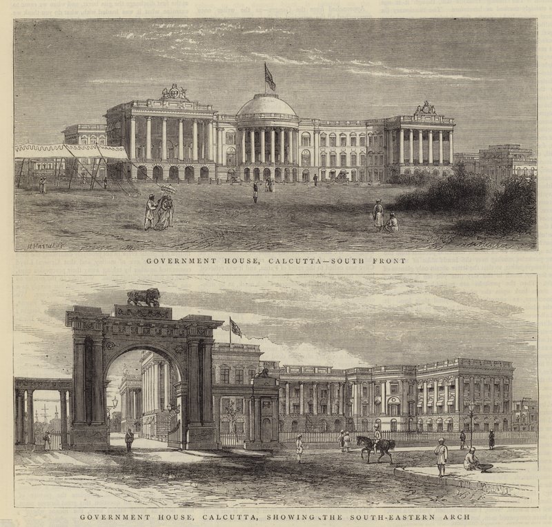Regeringshuset, Calcutta af Walter Granville Smith