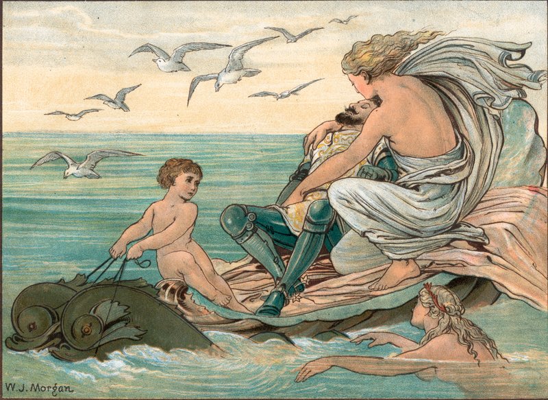 Cymoent og Marinell af Walter Jenks Morgan