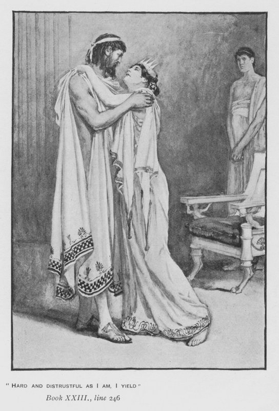 Illustration til pavens Odyssey of Homer (litho) af Walter Paget