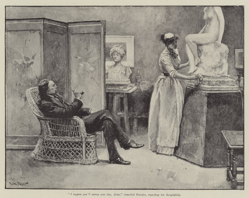 The Pursuit of the Well Beloved, af Thomas Hardy af Walter Paget