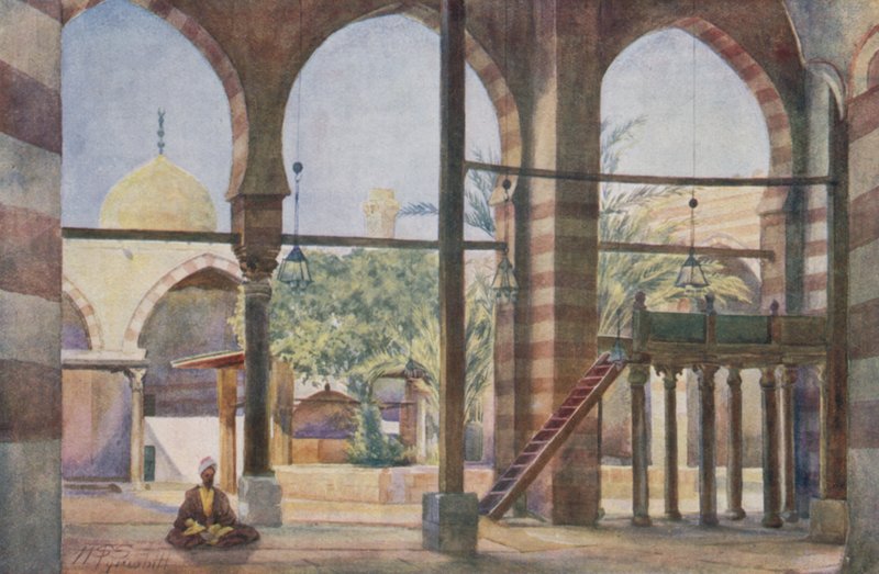 Ibrahim Aghas moske: Det indre af Walter Spencer Stanhope Tyrwhitt