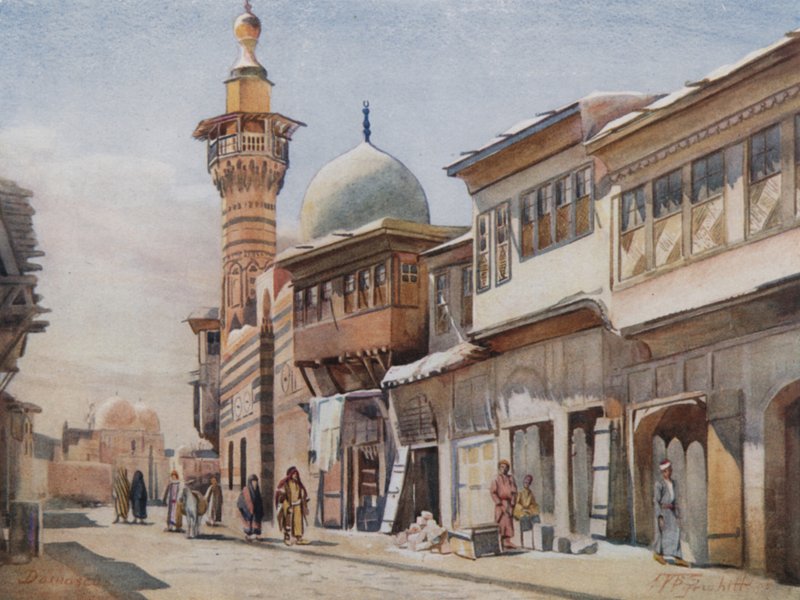 I nærheden af Midan, Cairo af Walter Spencer Stanhope Tyrwhitt