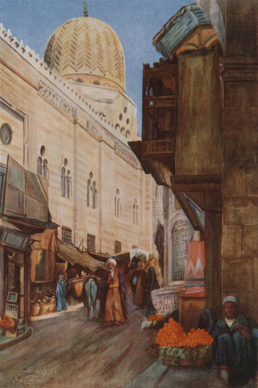 The Dome of El Moaiyad fra Bab Zuweyleh, Damaskus af Walter Spencer Stanhope Tyrwhitt