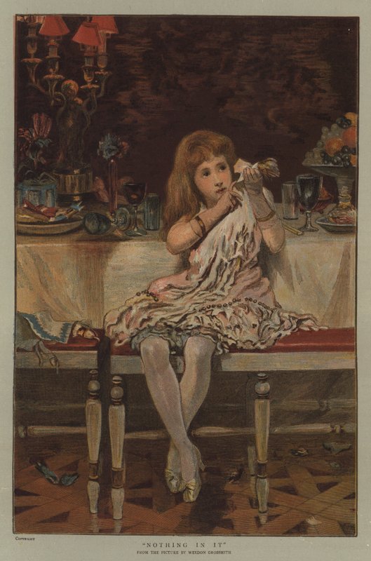 Intet i det (chromolitho) af Weedon Grossmith