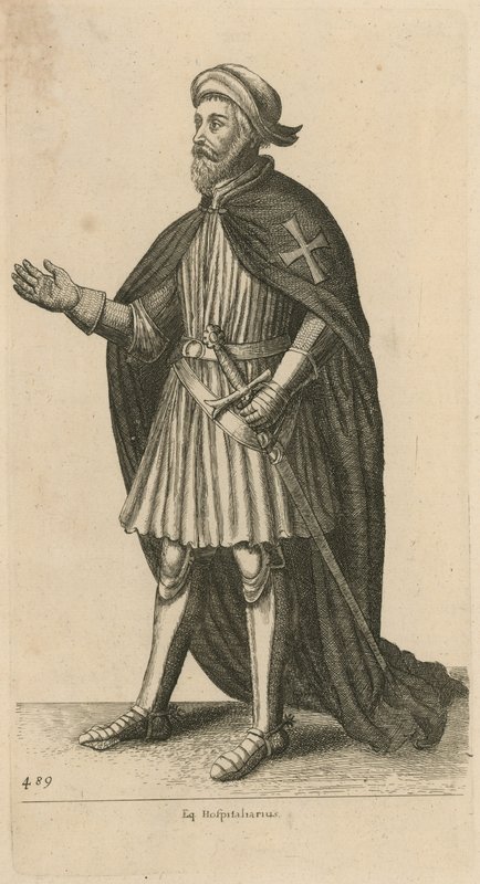 Eq Hospitaliarius af Wenceslaus Hollar