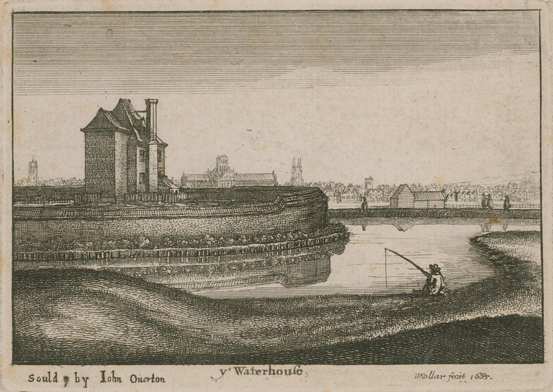 The Water House, Islington af Wenceslaus Hollar