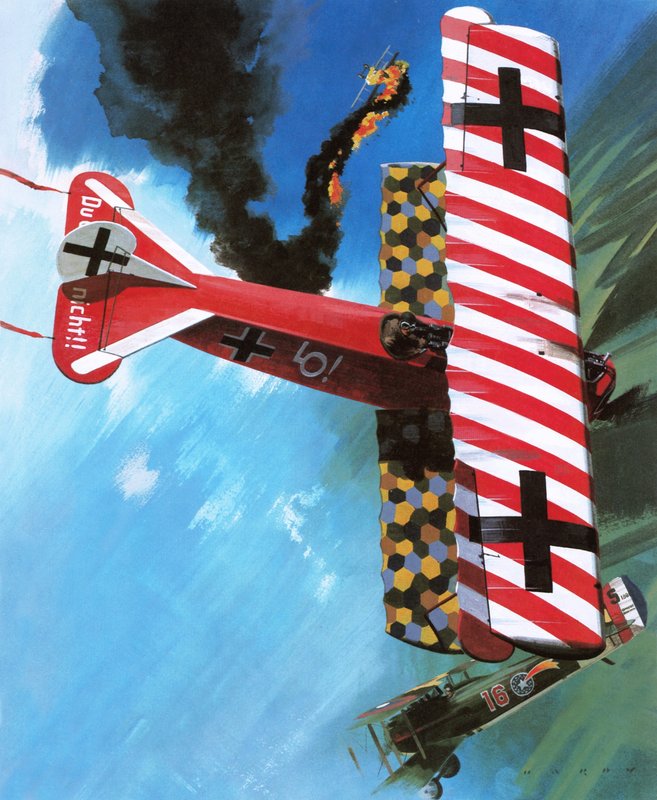 Fokker D VII af Wilf (20th century) Hardy