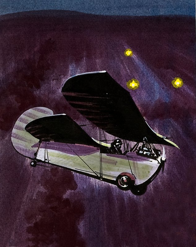 Henri Mignets opfindelse Pou de Ciel af Wilf (20th century) Hardy