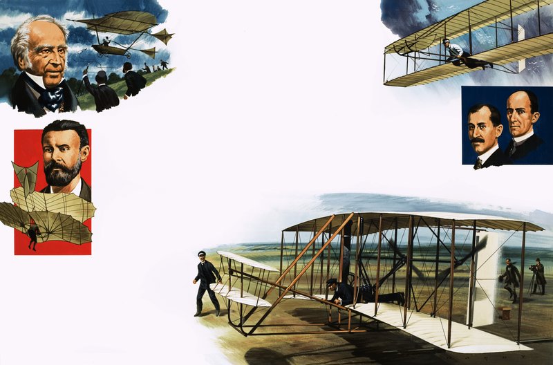 Montage af de første flyvninger af Wilf (20th century) Hardy