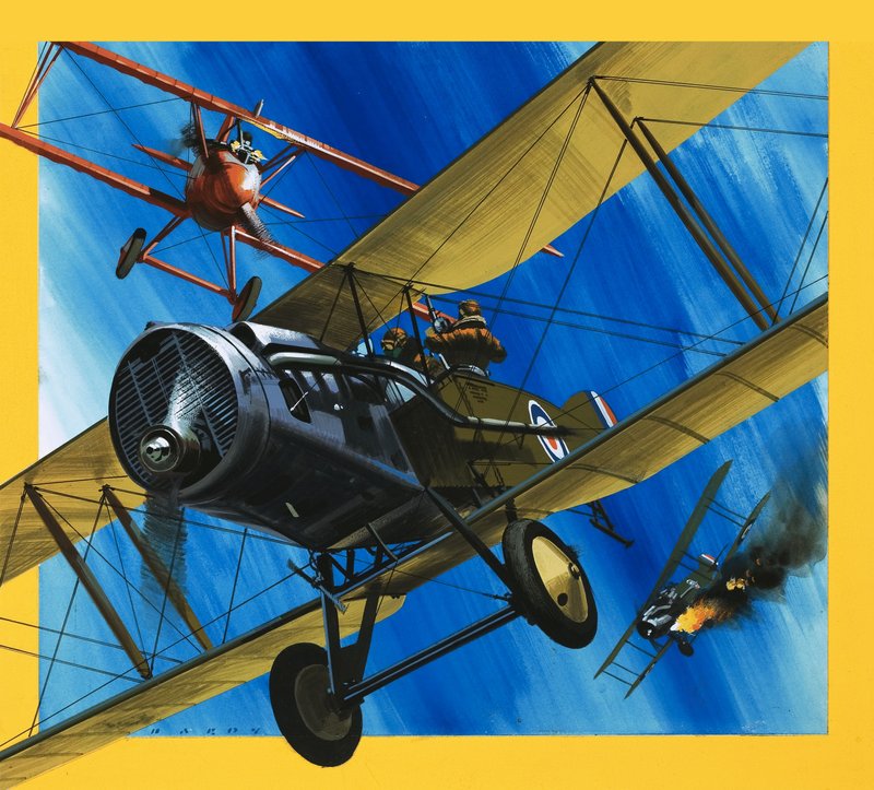 Fly fra fortiden: Bristol F2B-jagerflyet af Wilf (20th century) Hardy