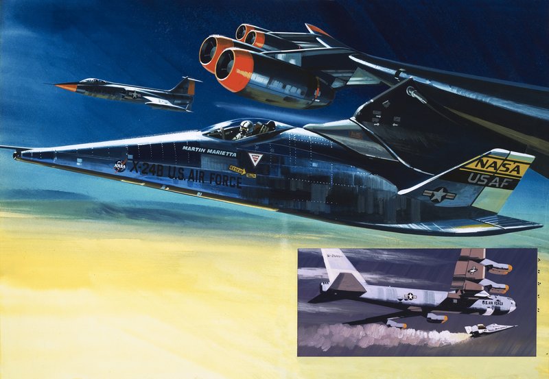 Martin Marietta X-24B rumfærge af Wilf (20th century) Hardy
