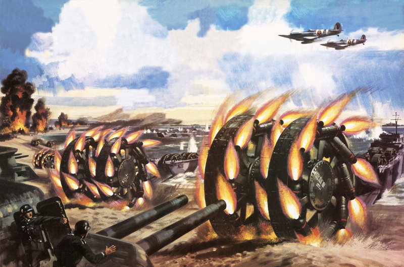 Den mægtige Panjandrum, våbnet, der ikke virkede af Wilf (20th century) Hardy