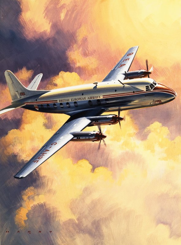 Uidentificeret BEA-fly af Wilf (20th century) Hardy