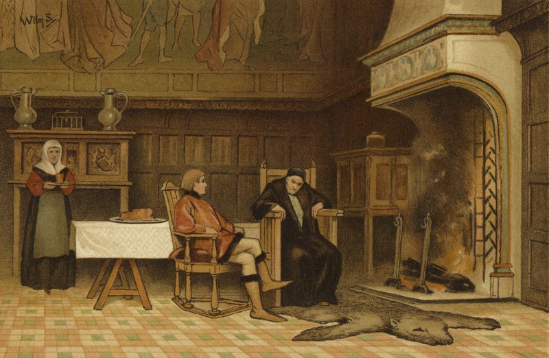 Interiør af et hus, 15. århundrede af Willem II Steelink