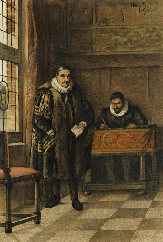 Prins Vilhelm af Oranien i sit kabinet af Willem II Steelink