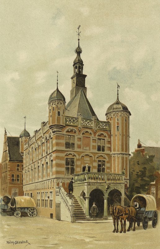 Waag (Vægthus), Deventer, Holland, 1528 af Willem II Steelink