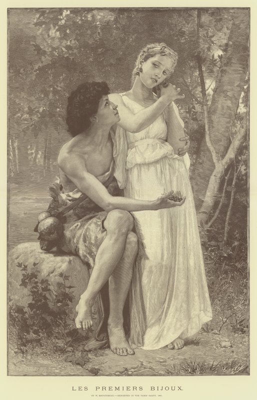 De første juveler af William Adolphe Bouguereau