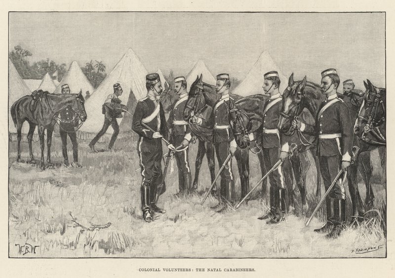 Colonial Volunteers, the Natal Carabiners af William Barnes Wollen