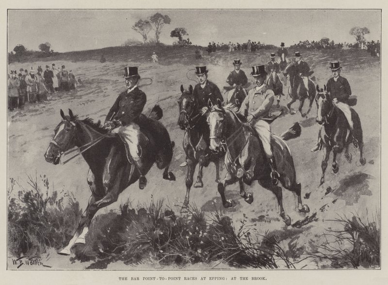 Bar Point-to-Point-løbene i Epping, ved Brook af William Barnes Wollen