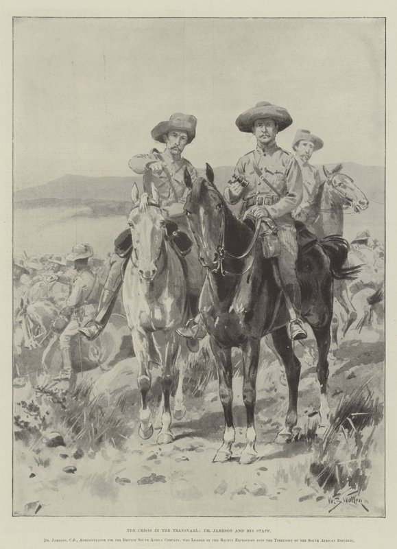 Krisen i Transvaal, Dr. Jameson og hans stab af William Barnes Wollen